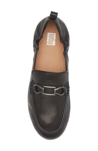 FITFLOP ALLEGRO Leather Chain Loafers