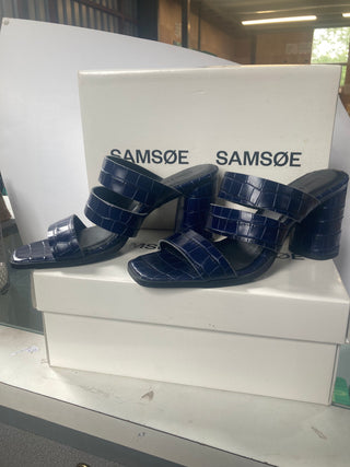 Samsoe Samsoe Leather heeled sandals