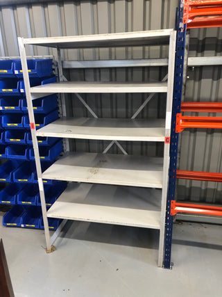 Metal storage shelving