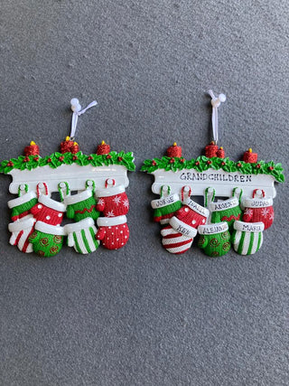 Personalized Xmas tree decorations