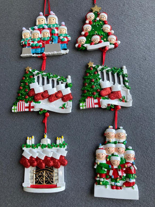 Personalized Xmas tree decorations