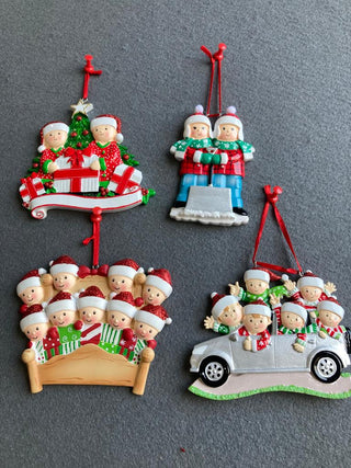 Personalized Xmas tree decorations